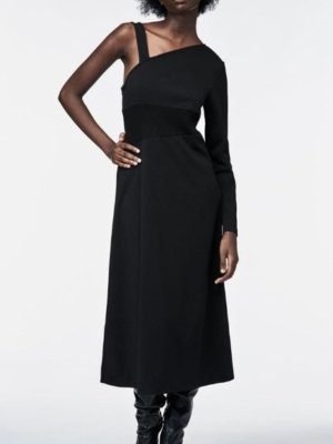 Asymmetric One Shoulder Dress