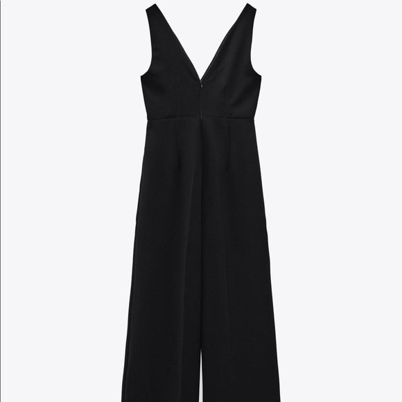 Pleated Wide Leg Jumpsuit