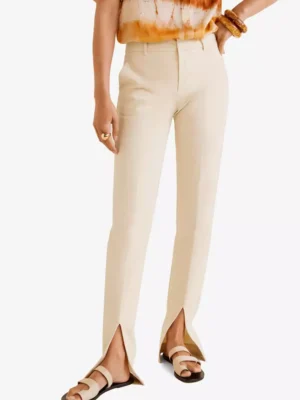 Mango Front Split Pant