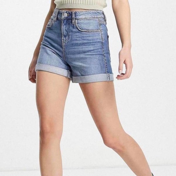 Denim Boyfriend Short