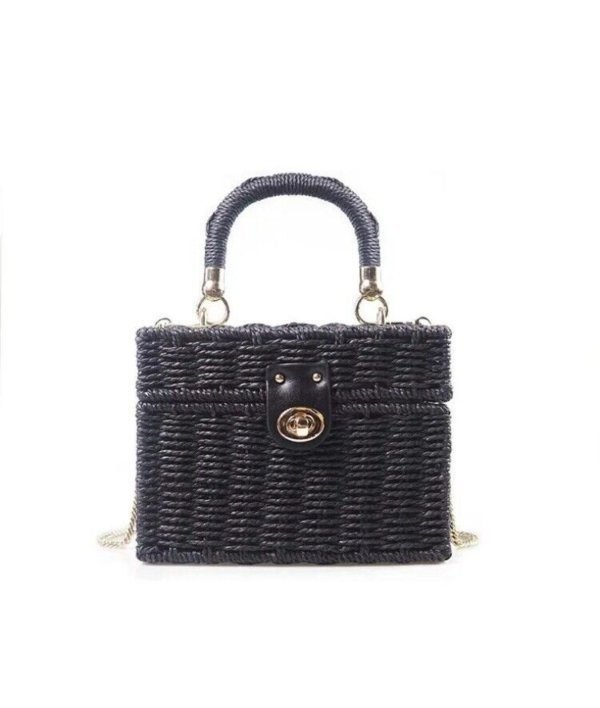 Wicker Basket Bag