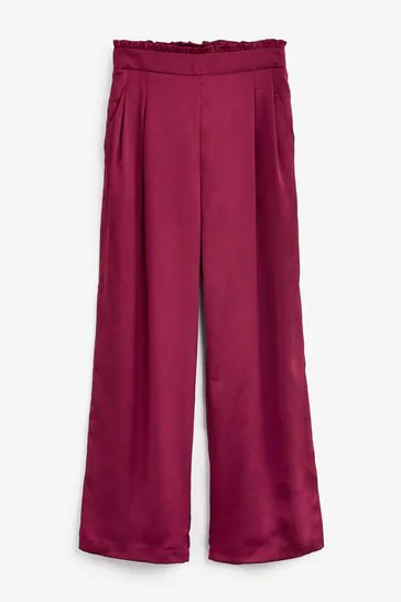 Satin Wide Leg Pant