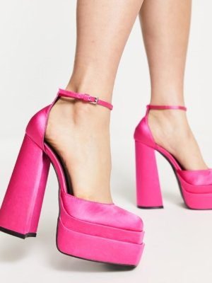 DOUBLE PLATFORM HEELED SHOE