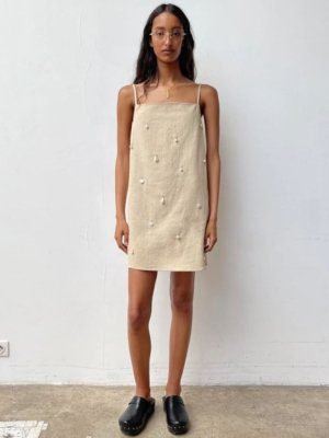 Linen Blend Dress