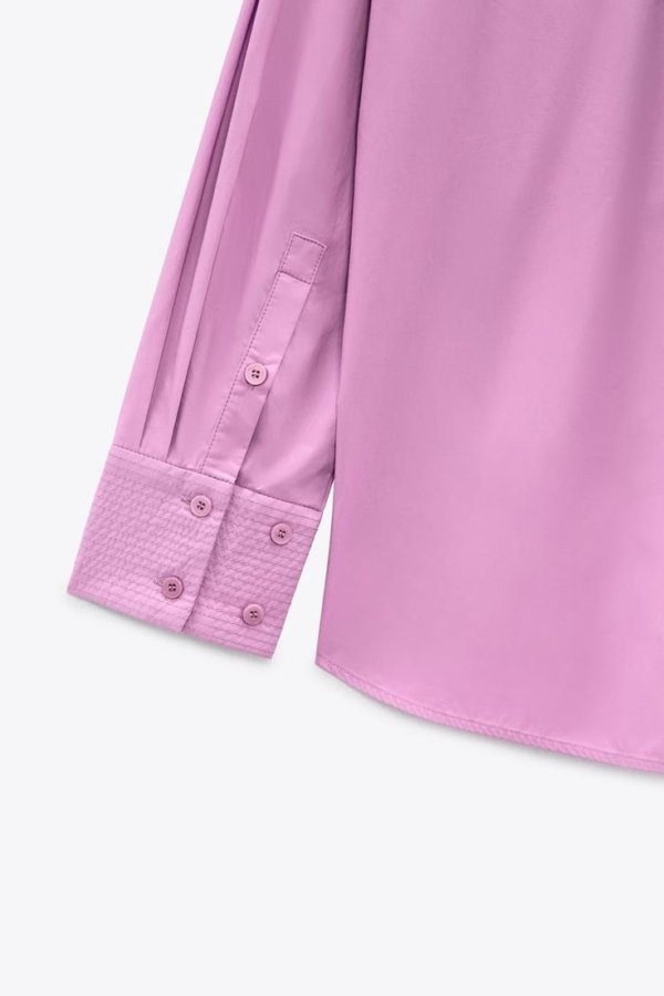 Stitch Detail Poplin Shirt