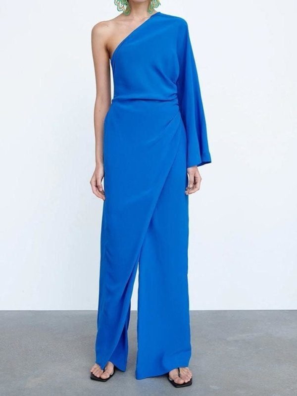 One Shoulder Jumpsuit