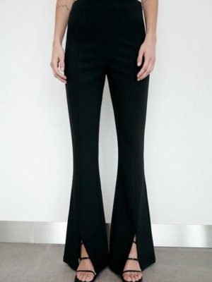 Split Front Tie Waist With No pant 3