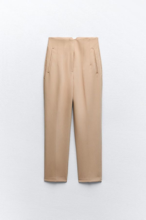 Tan High Waist Pant