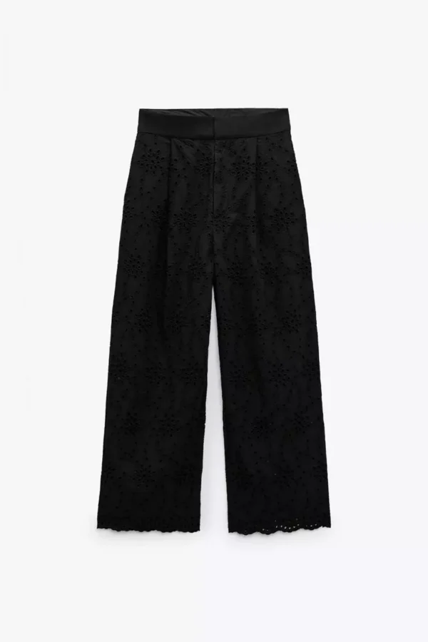 Embroidered Cullote pant