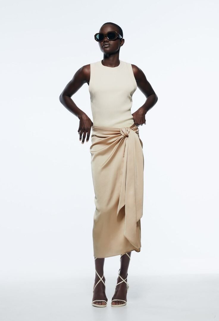 Midi Knit Skirt