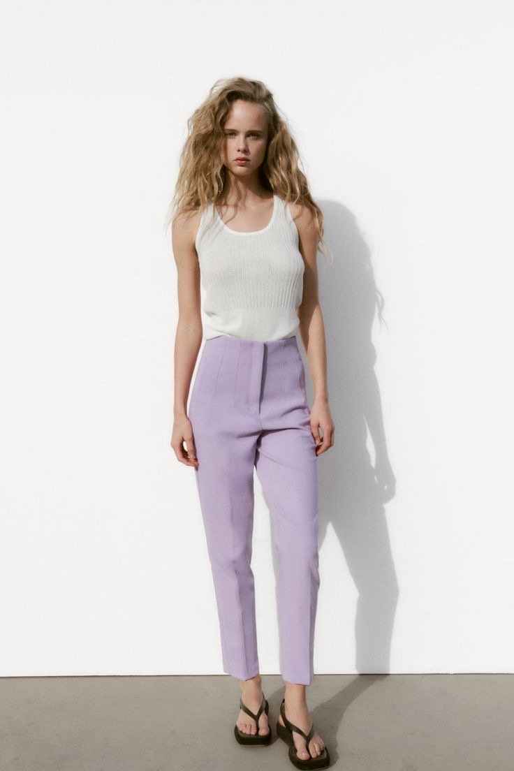 Lilac High Waist Pant