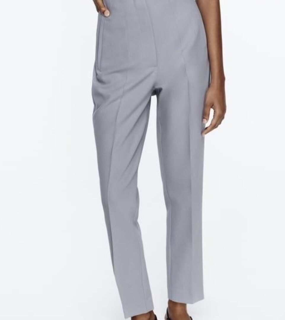 Grey High Waist Pants