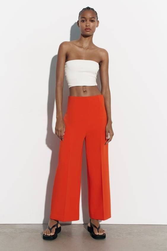 High Waist Wide Leg Cullotes
