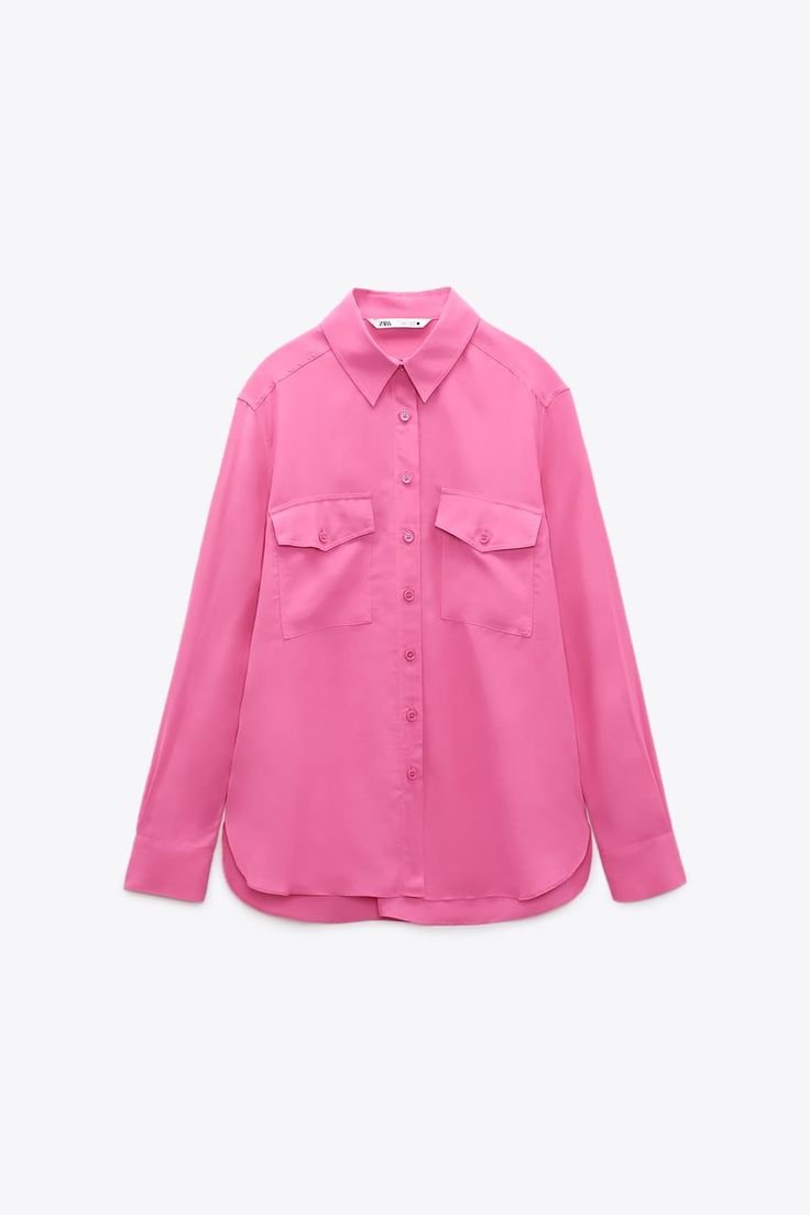 Loose Fitting Shirt With Pocket