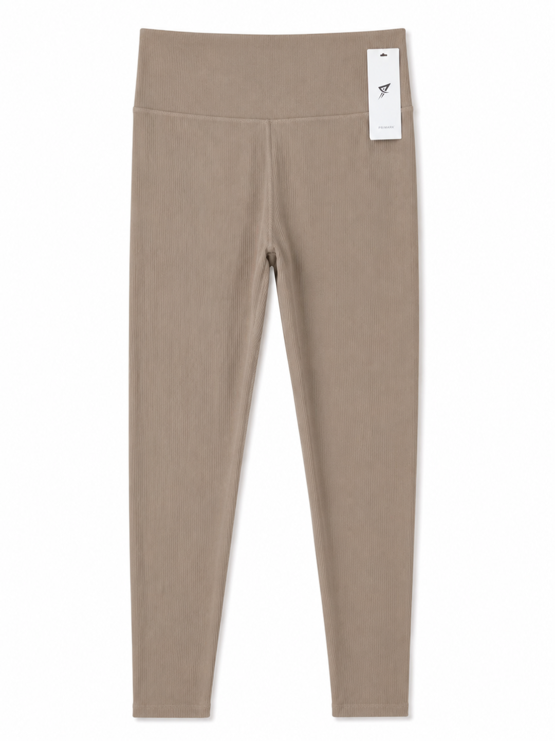 Taupe Primark Ribbed High Waist Leggings
