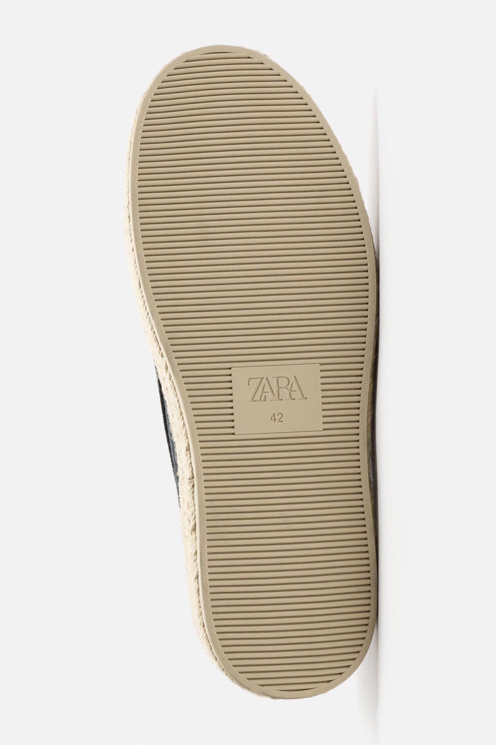 Navy Blue Leather Casual Jute Loafers - Image 8