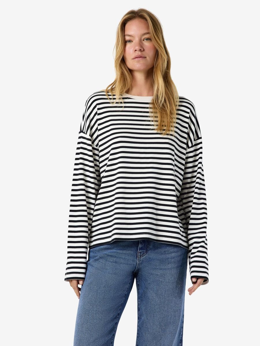 Studio Striped Long Sleeve T Shirt