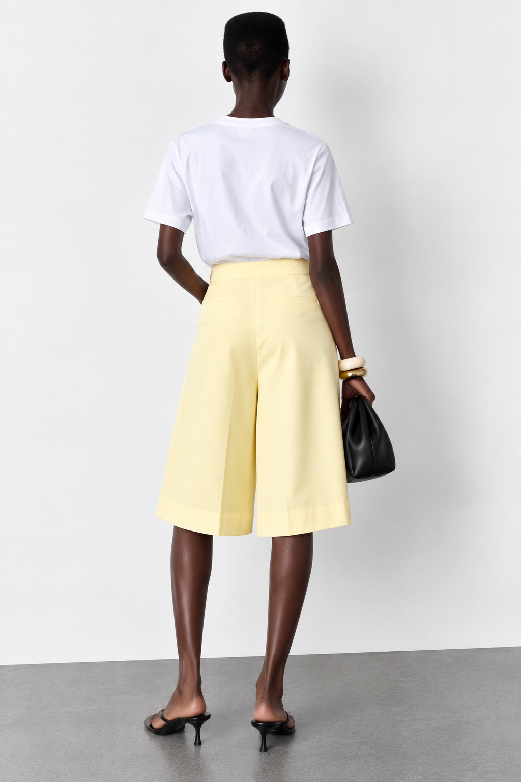 Wrap-Front Culotte Shorts - Image 3