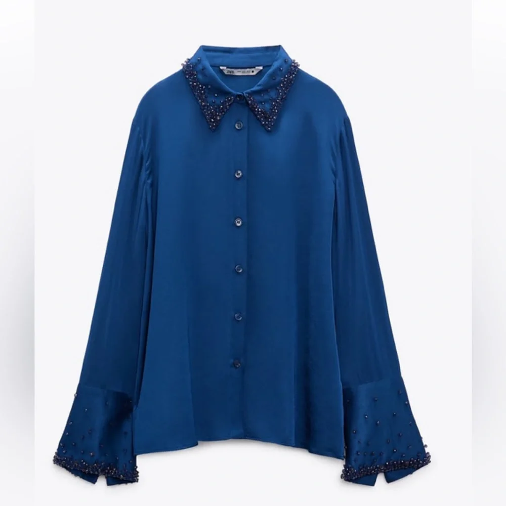Embellished Collar Shirt