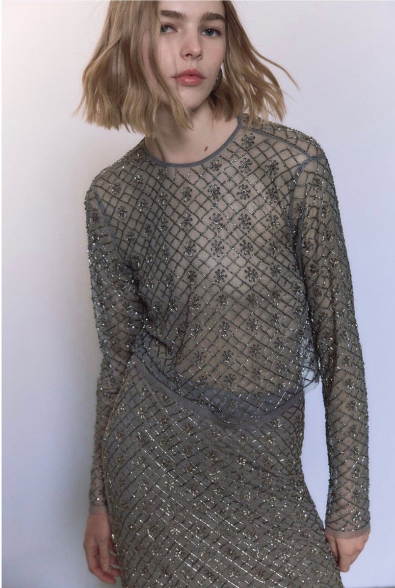 Limited Edition Embellished Crop Top - Image 2