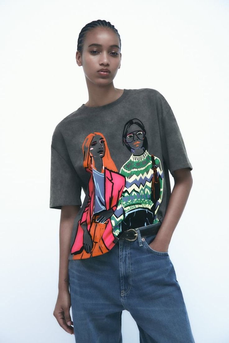 Graphic Printed Oversized T-Shirt