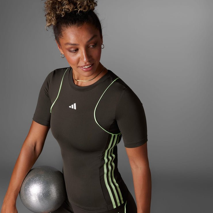 HYPERGLAM COLOR POP TRAINING T SHIRTS - Shadow Olive