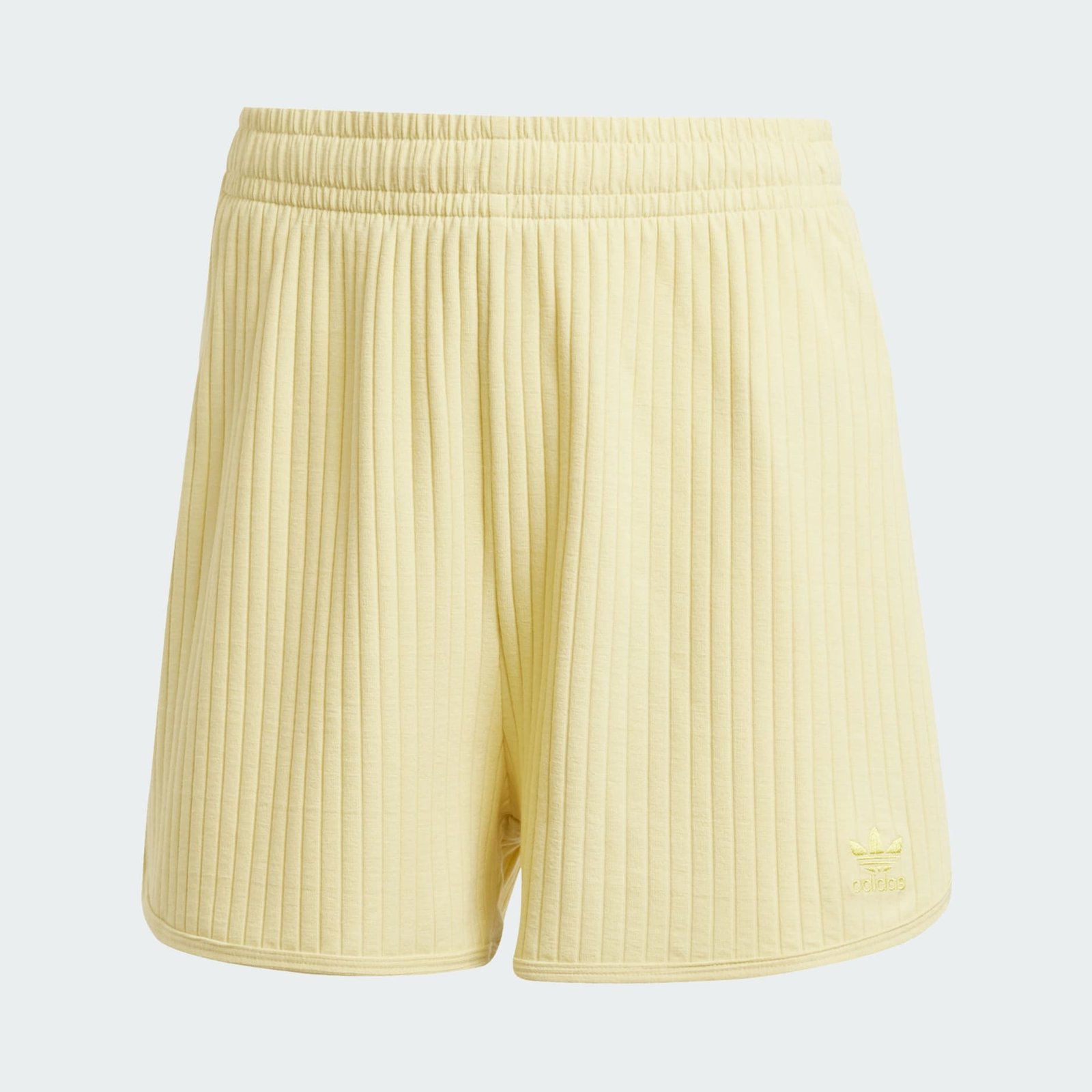 POWDER YELLOW ESSENTIALS WIDE RIB SPRINTER SHORTS