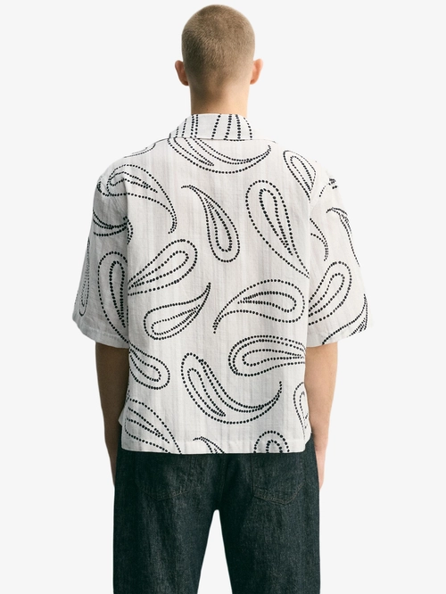 Dotted Paisley Camp Shirt - Image 2