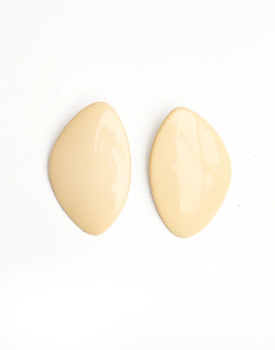 Cream Teardrop Earrings